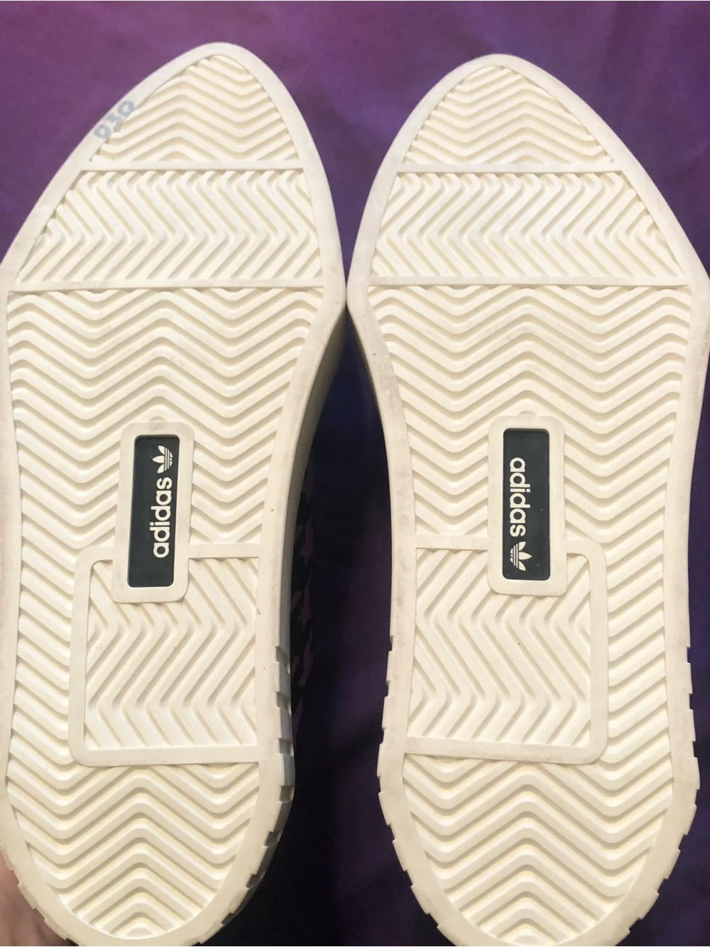 Adidas Hypersleek Platform Sneakers Purple and black houndstooth NWT W 10